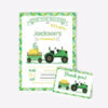 Custom Tractor Birthday Invitations for Kids 5