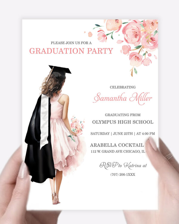 Graduation Party Invitation Template 4