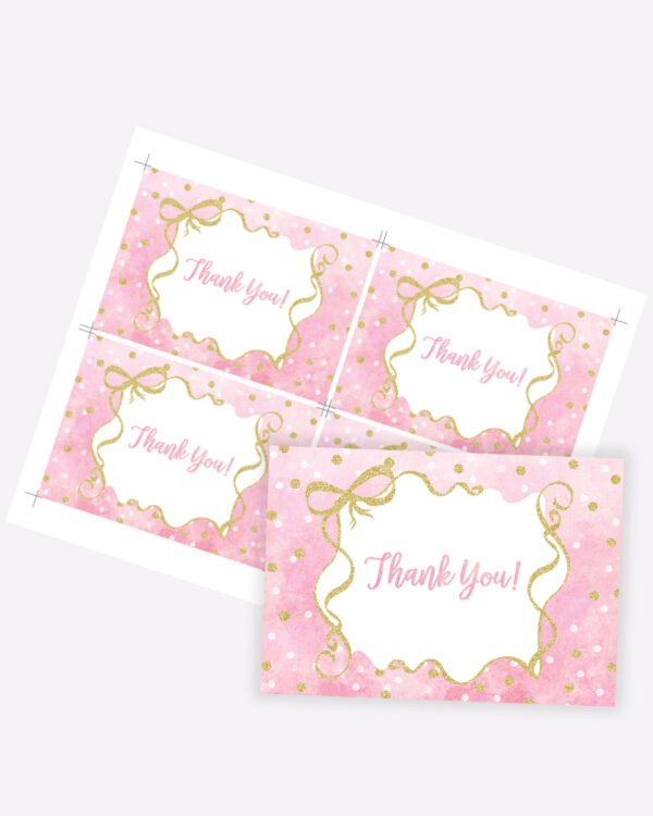 Polka Dots Gold Fill-in Baby Shower 3