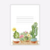 Printable Cactus Birthday Blank Invitation 5